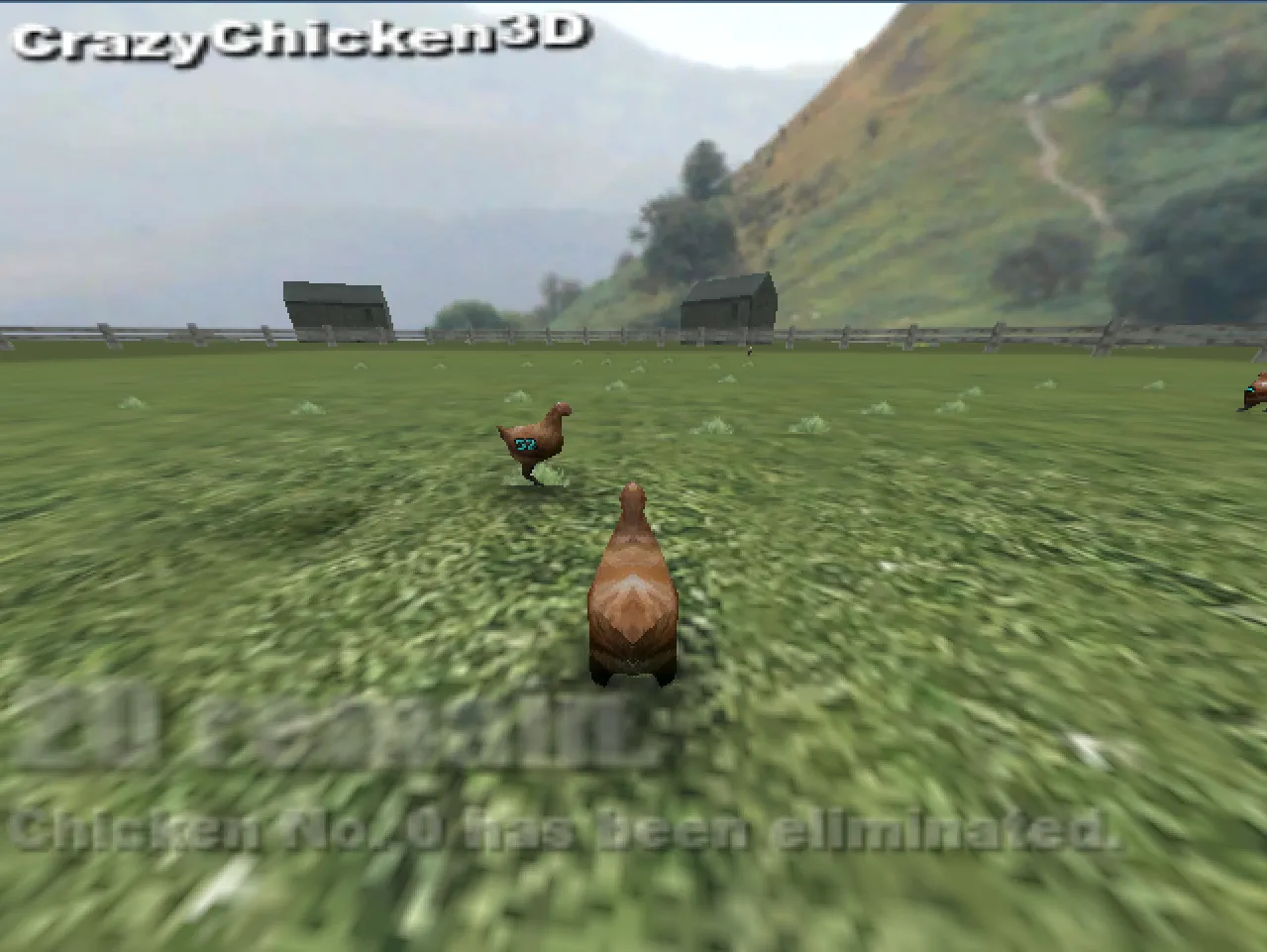 Crazy Chicken 3D Movie Set Scene
